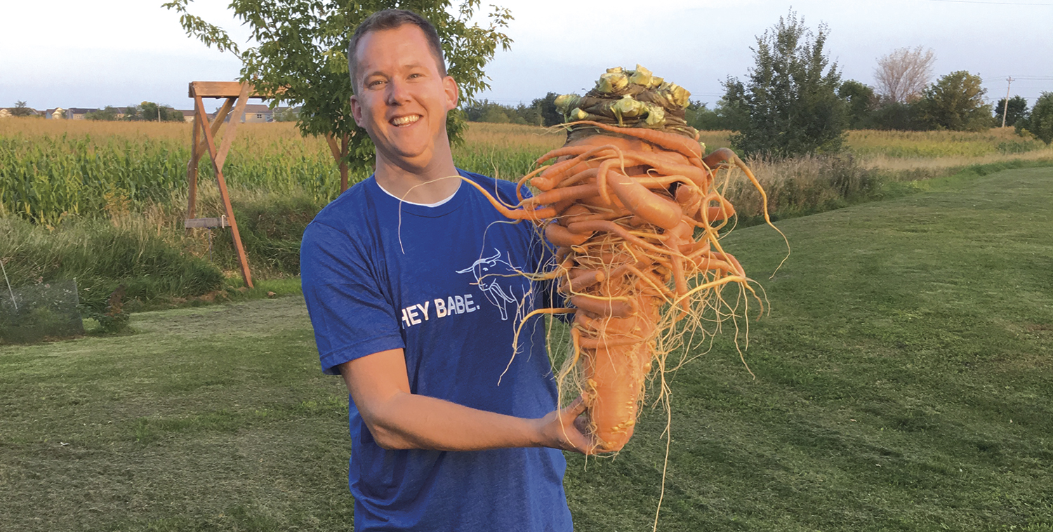 Minnesota Man Grows Colossal Carrot