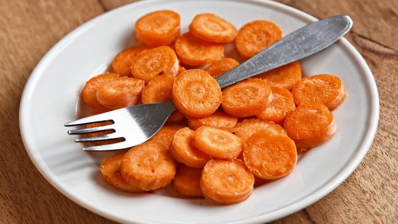 Sliced carrots