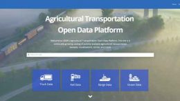 Ag transportation website screenshot