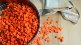 diced carrots