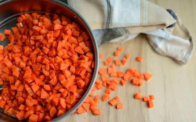 diced carrots