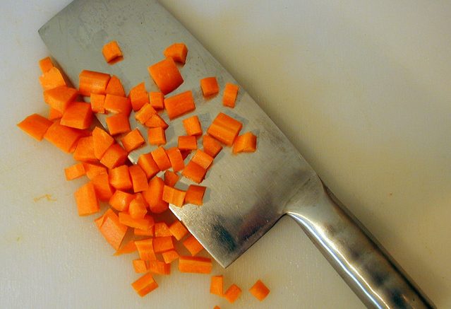 diced carrots