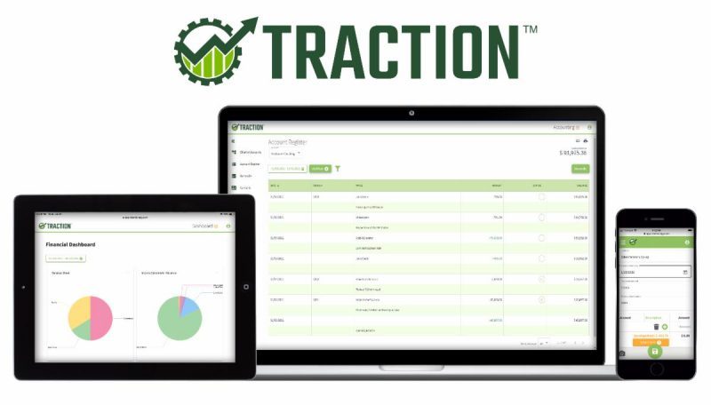 Traction logo and art