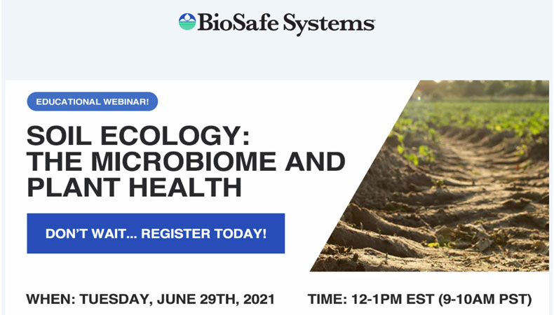 Soil Ecology Webinar: The Microbiome and Plant Health