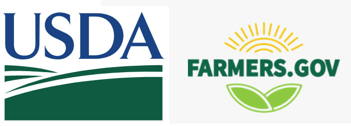 USDA farmers.gov logos