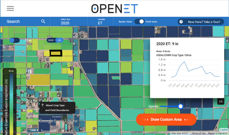 OpenET Looks to Transform Water Management and Maximize “Crop Per Drop” in the West